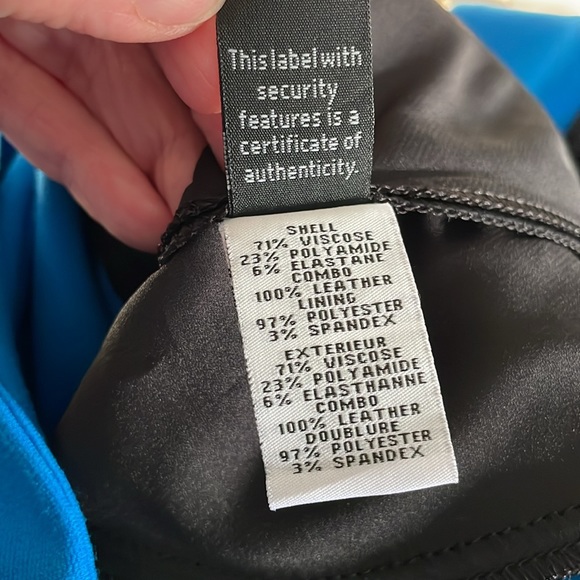 NWT Diane Von Furstenberg Pele Knit Dress with Leather Panels - Picture 12 of 12